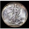 Image 2 : 1945-p Walking Liberty Half Dollar 50c Grades Choice+ Unc