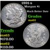 Image 1 : 1891-s Morgan Dollar $1 Grades Select Unc