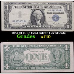 1957 $1 Blue Seal Silver Certificate Grades