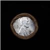 Image 2 : ***Auction Highlight*** Uncirculated 1c orig shotgun roll, 1943-p Steel cents In Old Brinks wrapper 