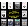 10 High Graded Top Tier Slabed Coins
