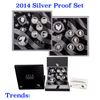 Image 1 : 2014 United States Mint Limited Edition Silver Proof Set 8 coins