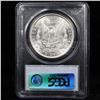 Image 3 : 5 Unc Morgan $1 Graded By PCGS Mixed Dates From The McClaren Collection