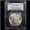 Image 4 : 5 Unc Morgan $1 Graded By PCGS Mixed Dates From The McClaren Collection