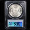 Image 5 : 5 Unc Morgan $1 Graded By PCGS Mixed Dates From The McClaren Collection