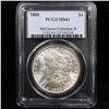 Image 6 : 5 Unc Morgan $1 Graded By PCGS Mixed Dates From The McClaren Collection