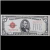 Image 2 : 1928F $5 Red Seal United States Note Grades
