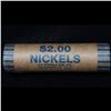 Image 4 : ***Auction Highlight*** Uncirculated 5c orig shotgun roll, 1954-p  In N.F. String & Son Wrapper (fc)