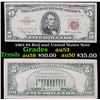 Image 1 : 1963 $5 Red seal United States Note Grades