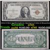 Image 1 : 1935A $1 Silver Certificate Hawaii, Signatures of Julian & Morgenthau Grades