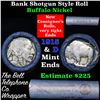 Image 1 : Buffalo Nickel Shotgun Roll in Old Bank Style 'Bell Telephone'  Wrapper 1915 & d Mint Ends