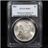 Image 2 : 5 Unc Morgan $1 Graded By PCGS Mixed Dates From The McClaren Collection