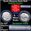 Image 1 : Buffalo Nickel Shotgun Roll in Old Bank Style 'Bell Telephone'  Wrapper 1924 & s Mint Ends