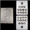 Image 1 : Beautiful Proof Eisenhower "Ike" Dollar Set 11 coins in a Captial Plastic display holder