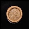 Image 2 : Mixed small cents 1c orig shotgun roll, 1920-d Wheat Cent, 1899 Indian Cent other end,McDnalds Wrapp