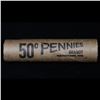 Image 4 : Mixed small cents 1c orig shotgun roll, 1920-d Wheat Cent, 1899 Indian Cent other end,McDnalds Wrapp