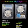 Image 1 : ***Auction Highlight*** PCGS 1896-p Morgan Dollar $1 Graded ms66 By PCGS (fc)
