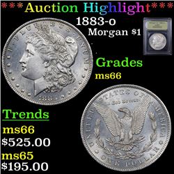 ***Auction Highlight*** 1883-o Morgan Dollar $1 Graded GEM+ Unc By USCG (fc)