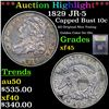 Image 1 : ***Auction Highlight*** 1829 JR-5 Capped Bust Dime 10c Graded xf+ By USCG (fc)