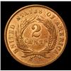 Image 3 : ***Auction Highlight*** 1865 Two Cent Piece 2c Graded Gem+ Unc RB By USCG (fc)