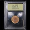 Image 4 : ***Auction Highlight*** 1865 Two Cent Piece 2c Graded Gem+ Unc RB By USCG (fc)