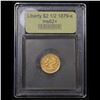 Image 4 : ***Auction Highlight*** 1879-s Gold Liberty Quarter Eagle $2 1/2 Graded Select Unc By USCG (fc)