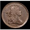 Image 2 : ***Auction Highlight*** 1806 C-1 Draped Bust Half Cent 1/2c Graded Choice AU By USCG (fc)