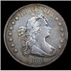 Image 2 : ***Auction Highlight*** 1806 Major Mint Error Missing 'c' B-3 Draped Bust 25c Graded Choice AU By US
