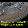 Image 6 : ***Auction Highlight*** 1806 Major Mint Error Missing 'c' B-3 Draped Bust 25c Graded Choice AU By US