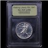 Image 4 : Proof ***Auction Highlight*** 1941 No AW Walking Liberty Half Dollar 50c Graded GEM+ Proof By USCG (