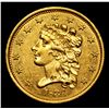 Image 2 : ***Auction Highlight*** 1834 B-6140 Gold Classic Head Quarter Eagle $2 1/2 Graded Select Unc By USCG