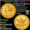 Image 1 : ***Auction Highlight*** 1848-p No Motto Gold Liberty Eagle $10 Graded Select Unc By USCG (fc)