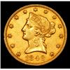 Image 2 : ***Auction Highlight*** 1848-p No Motto Gold Liberty Eagle $10 Graded Select Unc By USCG (fc)