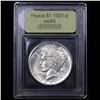 Image 4 : ***Auction Highlight*** 1921-p Peace Dollar $1 Graded GEM Unc By USCG (fc)