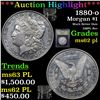 Image 1 : ***Auction Highlight*** 1880-o Morgan Dollar $1 Graded Select Unc PL By USCG (fc)