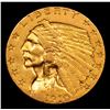 Image 2 : ***Auction Highlight*** 1910-p Gold Indian Quarter Eagle $2 1/2 Graded Select Unc By USCG (fc)