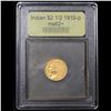 Image 4 : ***Auction Highlight*** 1910-p Gold Indian Quarter Eagle $2 1/2 Graded Select Unc By USCG (fc)