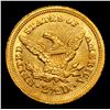 Image 3 : ***Auction Highlight*** 1841 C Charlotte Gold Liberty Quarter Eagle $2 1/2 Graded Select Unc By USCG