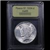 Image 4 : ***Auction Highlight*** 1934-d Peace Dollar $1 Graded GEM Unc By USCG (fc)