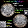 Image 1 : ***Auction Highlight*** 1902-s Morgan Dollar $1 Graded Select Unc By USCG (fc)