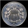 Image 2 : Proof ***Auction Highlight*** 1874 Shield Nickel 5c Graded GEM Proof By USCG (fc)