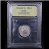 Image 4 : Proof ***Auction Highlight*** 1874 Shield Nickel 5c Graded GEM Proof By USCG (fc)