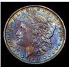 Image 2 : ***Auction Highlight*** 1886-o Rainbow Toned Morgan Dollar $1 Graded Select Unc By USCG (fc)