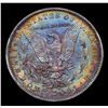 Image 3 : ***Auction Highlight*** 1886-o Rainbow Toned Morgan Dollar $1 Graded Select Unc By USCG (fc)