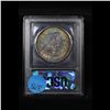 Image 5 : ***Auction Highlight*** 1886-o Rainbow Toned Morgan Dollar $1 Graded Select Unc By USCG (fc)
