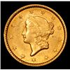 Image 2 : ***Auction Highlight*** 1853 Gold Dollar $1 Grades Select Unc (fc)