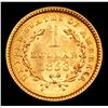 Image 3 : ***Auction Highlight*** 1853 Gold Dollar $1 Grades Select Unc (fc)