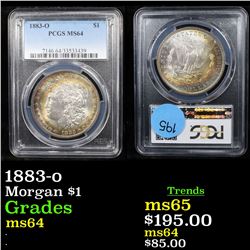 PCGS 1883-o Morgan Dollar $1 Graded ms64 By PCGS