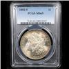 Image 2 : PCGS 1882-s Morgan Dollar $1 Graded ms65 By PCGS