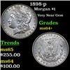 Image 1 : 1898-p Morgan Dollar $1 Grades Choice+ Unc